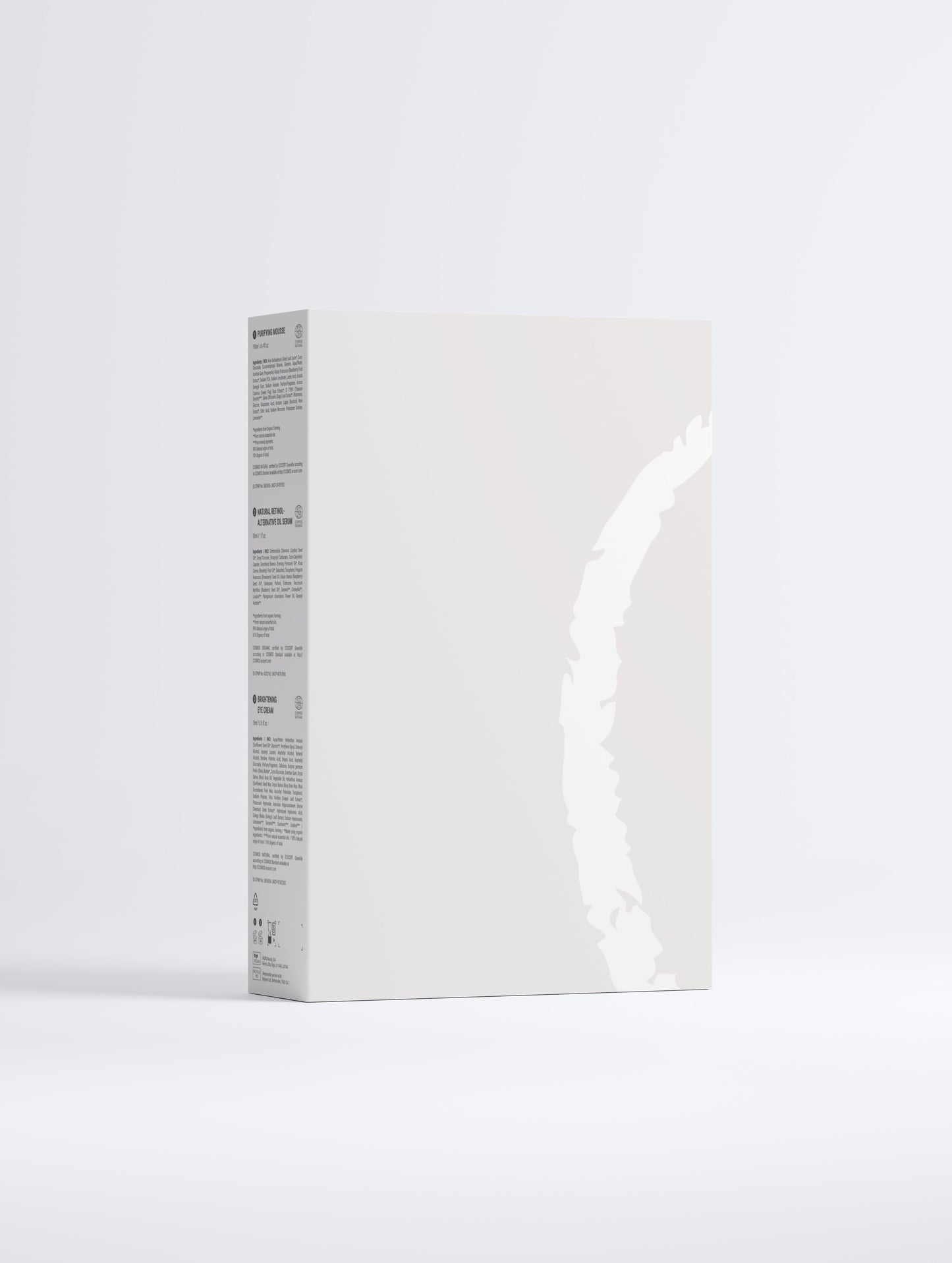 Rückseite des Porcelain Dream Kit. Mit Anwendung und Inhaltsstoffen beschrieben.