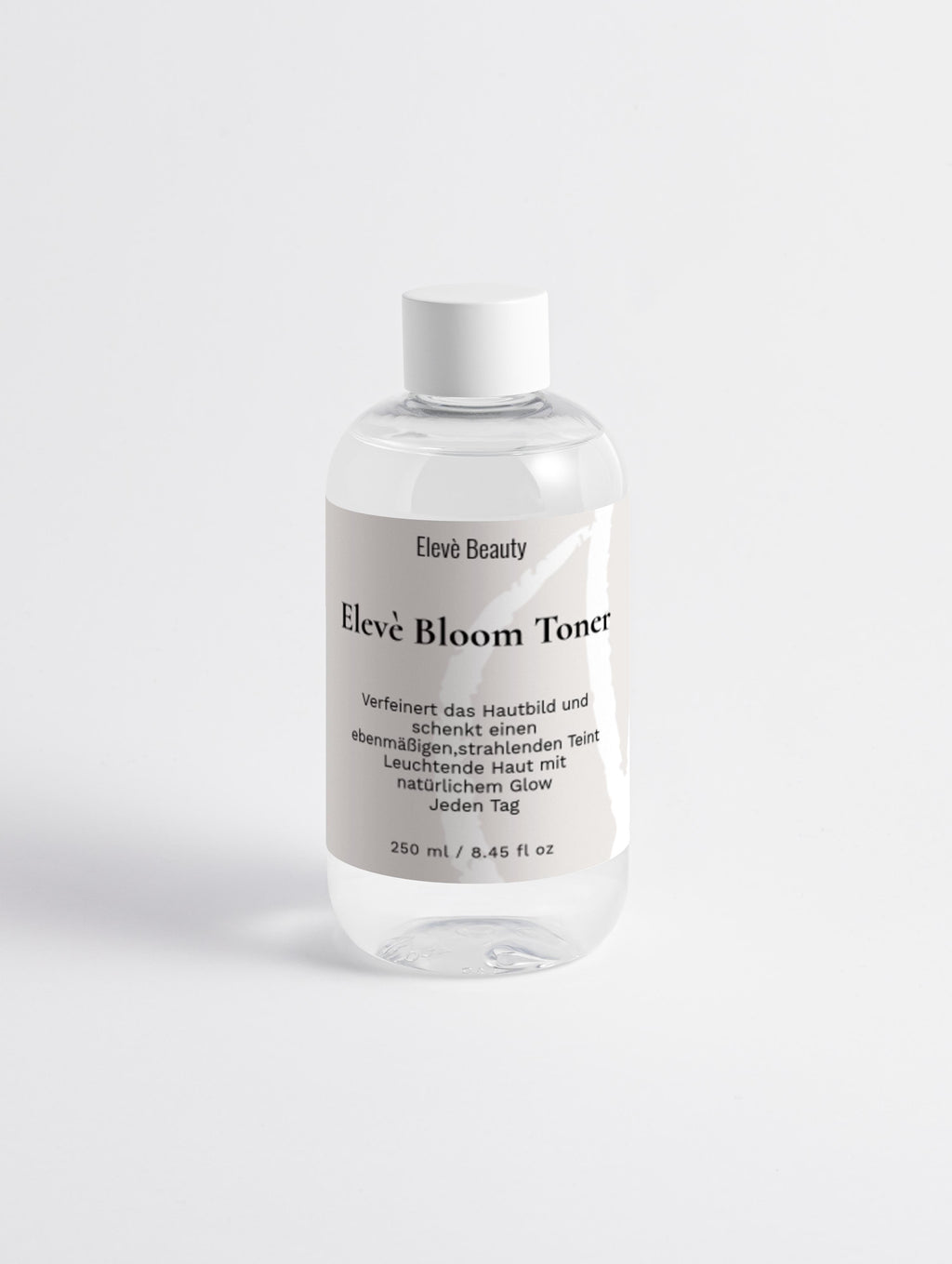 Elevè Bloom Toner. Vorderseite. Weißer Hintergrund