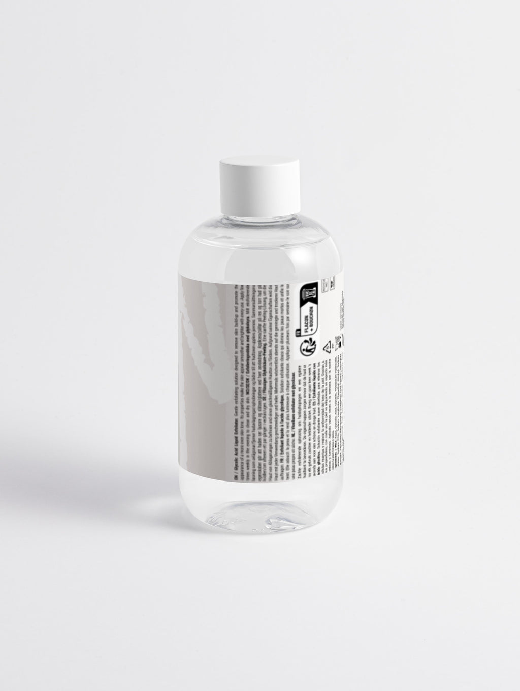 Rückseite Elevè Blom Toner. Weißer Hintergrund. 